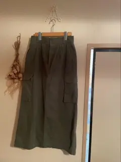 良品　アメリカンホリック　カーゴスカート　モスグリーン