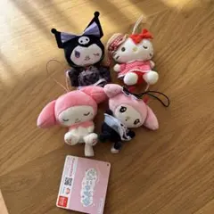 サンリオ　ハローキティ・マイメロディ・クロミ ぬいぐるみセット