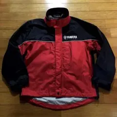 YAMAHA RACING ナイロンジャケット　赤　フードなし