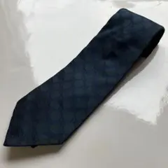 グッチ　ネクタイ　GG柄 ダークネイビー