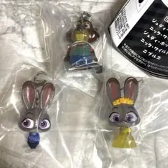 ガチャ めじるしアクセサリー ズートピア2 ジュディ ニブルズ