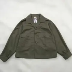 美品☆H　アッシュ　ジャンピンジャップフラッシュ　ミリタリーシャツ　長袖　カーキ