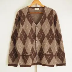 13AW/RADIALL/ARGYLE MOHAIR CARDIGAN/Lのサムネイル