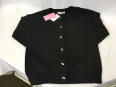 【未使用】メゾピアノジュニア　ハイゲージウールカーディガン　160cm