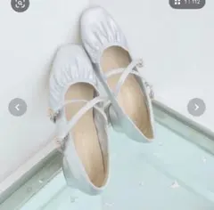 MAJESTIC LEGON レディギャザーストラップパンプスのサムネイル