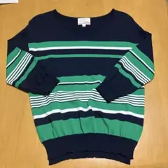 HK WORKS LONDON ボーダー ニット レディース