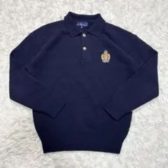 未使用品　ポロラルフローレン　4サイズ　エンブレム刺繍　ニット地　ブレザー エンブレム刺繍ポロニットOP | レディースファッション通販のTONAL