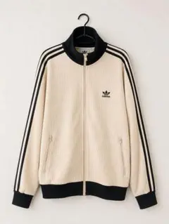 adidas トラックジャケット ベージュ ブラックのサムネイル