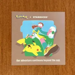 포켓몬 Pokémon スターバックス コラボ ステッカー 피카츄 シール
