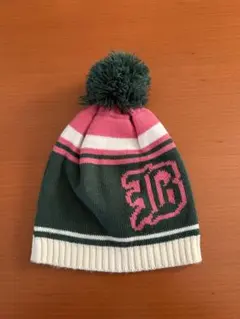 ボンボン　ニット帽 小学生　女の子　BETTYS BLUE ピンク　グリーン　白