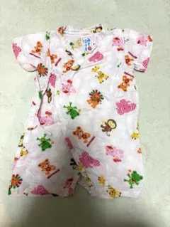 ミキハウス ベビー甚平 ロンパース 60～70