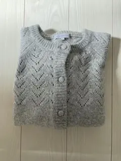 シーズンリーズン　模様編みカーディガン