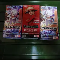 ワンピースカード　未開封box テープ付き　3個