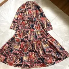 Ameri LIBERTY PATCHWORK BLK DRESS - メルカリ