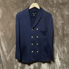 日本製 HAVERSACK ATTIRE ダブルジャケット ネイビー 男女兼用のサムネイル