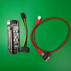 PCI-E 1x TO 16xライザーカード　ビットコインマイナーマイニング