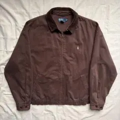 【90s】Ralph Lauren スウィングトップ 襟 コーデュロイ ブラウン