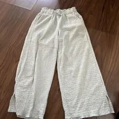 ZARA ライトグレー ガウチョパンツ 134