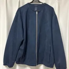 BACK NUMBER ネイビー ジップアップ Lサイズ