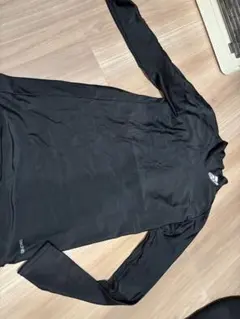 adidas 黒 アンダーシャツ　ロングインナー　S M