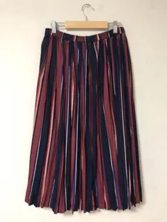 ROSE BUD ストライププリーツスカート