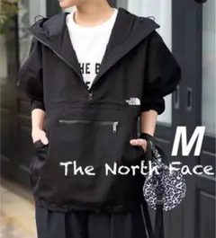 【 M 】ブラック★ コンパクトアノラック★ ノースフェイス