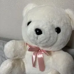 くまのぬいぐるみ(白)