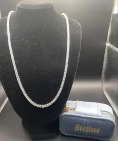 【本物思考に人気】12.5ct×S925 テニスチェーンネックレス　ユニセックス