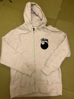 Stussy グレー フルジップパーカー 中古・古着通販】stussy (ステューシー) ジップパーカー グレー サイズ