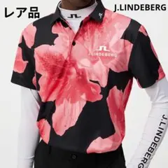 J.LINDEBERG ゴルフシャツ 花柄 メンズ - メルカリ