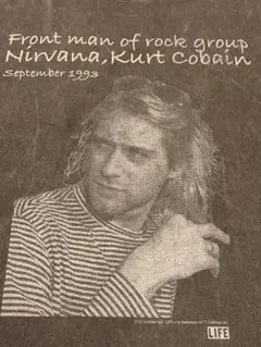 あ*ぴ様 フリークスストア　スクリーンスターズ　カート・コバーン　ダメージ加工T