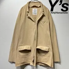 希少 美品 ワイズ ヨウジヤマモト raw edge jersey jacketのサムネイル