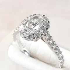 ★GRAFF★ アイコン オーバル ダイヤリング 0.70ct 定価150万のサムネイル