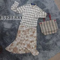 BURBERRY バーバリー シャツ 巻スカート セット ノバチェック 38