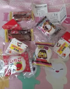 TAITO限定　大福スクイーズ　　いちご　チョコ　プリン　チョコドラ
