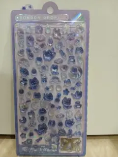 クーリア　よるねこ　ボンボンドロップシールミニ(まとめ買いお値引きあり)