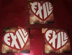 EXILE THE REASON ステッカー3点セット ガチャ