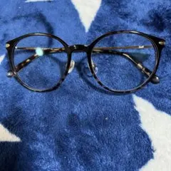 Zott ブラック ラウンドメガネ フリーサイズ