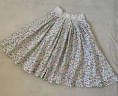 LA MARINE FRANCAISE リバティプリントコットンフレアスカート