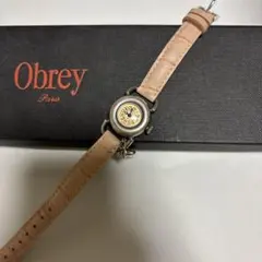 028Obreyオブレイ ハンドメイドゴールド腕時計 純正ベルト　替えベルト付 028Obreyオブレイ ハンドメイドゴールド腕時計 純正ベルト 替えベルト
