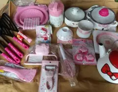 ハローキティ キッチン用品 セット まとめ売り 鍋 やかん 茶碗 コップ
