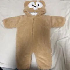 クマの着ぐるみ ベージュ フード付き