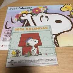 ニッセイ　スヌーピーカレンダー2種
