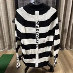 PEARLY GATES ストライプセーター