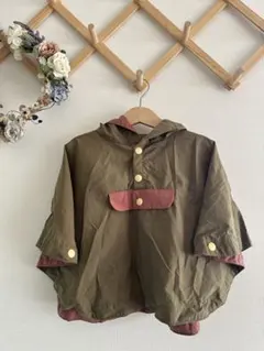 6˚VOCALE ポンチョ　80㎝　キッズアウターのサムネイル