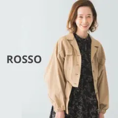 ロッソ ROSSO ベージュ ショートブルゾンのサムネイル