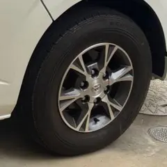 エブリィワゴンDA18W純正 新車外し14インチ タイヤ、ホイール4本セット