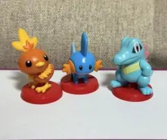 ポケモン チョコエッグ フィギュア ミズゴロウ ワニノコ アチャモ