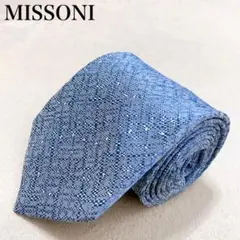 MISSONI ミッソーニ ネクタイ シルク 総柄 イタリア製 高級感 W09