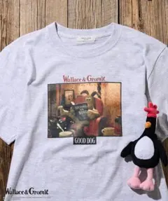 Wallace ＆ Gromit Tシャツ(グレー)のサムネイル